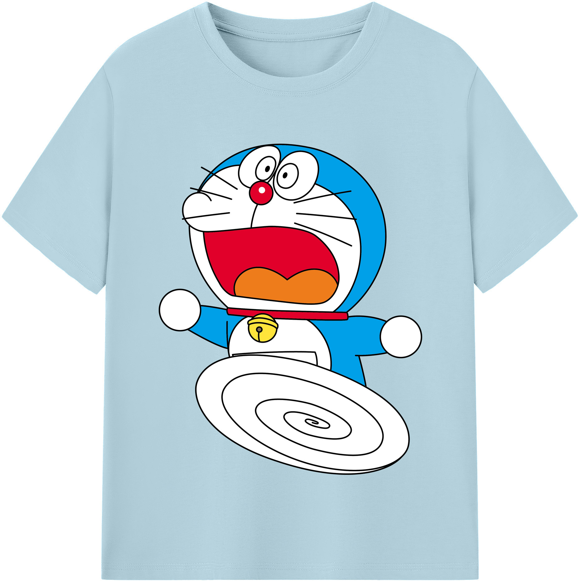 （画像用） ドラえもん Doraemon 綿100％半袖Tシャツ（フロントプリント）